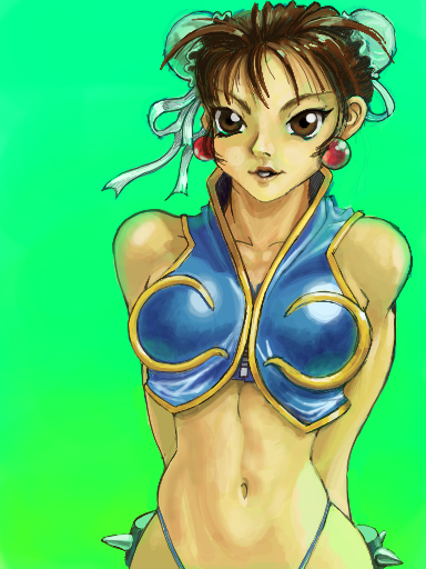 Naughty Nathan " Blog Archive " NDS Painting - Chun Li